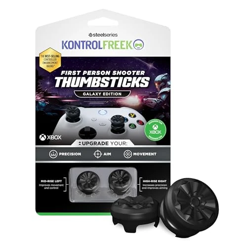 Offerta a tempo: KontrolFreek FPS Freek Galaxy Black Gommini per Controller Xbox | Rialzi Analogici per Xbox Series X|S & Xbox One | Precisione & Controllo | Nero - 18% da 16.99 € a 13.99 €