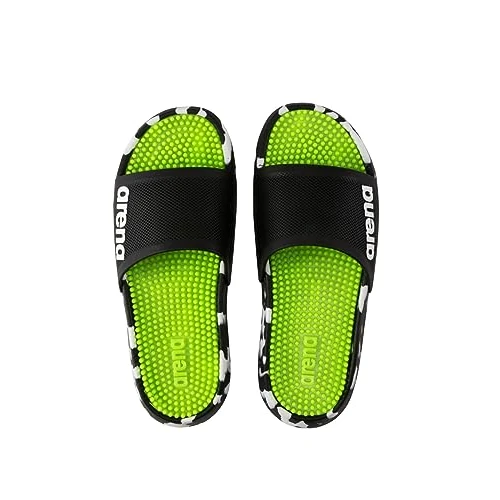Limited-time offer: arena Unisex Marco Bi Massage Slides, Lime, 8 UK from 30.50 £ to 30.50 £ (save 0.00%)