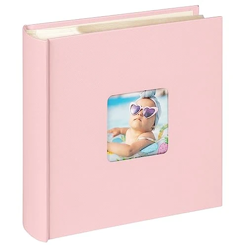 Oferta limitada: walther design Álbum de Fotos Rosa 200 Fotos 10 x 15 cm Cuaderno de Notas con Recorte de Portada, Fun ME-110-BR de 35.54 € a 17.49 € (ahorro 51%)
