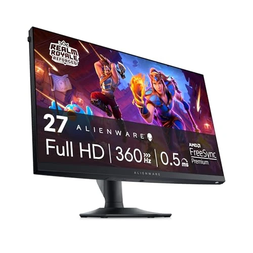 Alienware AW2724HF 27" Full HD (1920x1080) Monitor Gaming, 360Hz, Fast IPS, 0.5ms, AMD FreeSync Premium, VESA AdaptiveSync, 99% sRGB, HDR 10, 2x DisplayPort, HDMI, 5x USB, 3 Años de Garantía