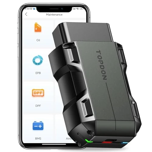 Oferta limitada: TOPDON Topscan OBD2 Diagnosis Maquina, Diagnosis Coche Multimarca Escaner para Coches, Herramienta de Diagnóstico inalámbrico para Todos los Sistemas, Prueba Activa, Todo el Software 1 año Gratis de 70.19 EUR a 70.19 EUR (ahorro 0%)