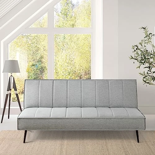 Limitiertes Angebot: Zinus Quinn Clic Clac Schlafsofa - 2-in-1 Klappsofa - Geeignet für Gästezimmer und kleine Räume - Grau von 110.80 EUR auf 110.80 EUR (Spare 0%)