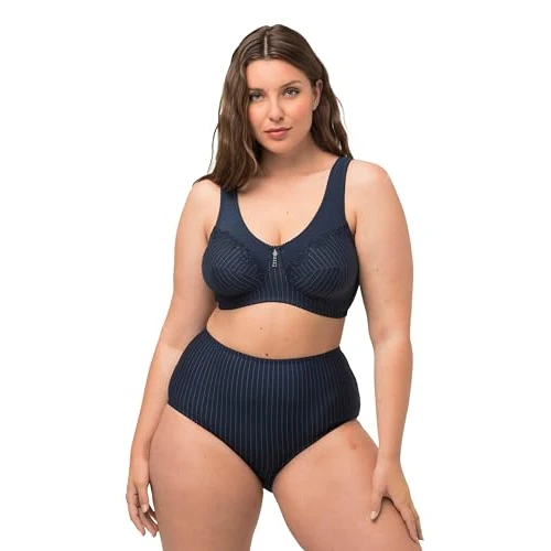 Oferta limitada: Ulla Popken Sujetador Reductor, sin Aros, con Colgante de Strass Azul Noche 130C 658495139-130C de 29.99 € a 29.99 € (ahorro 0.00%)