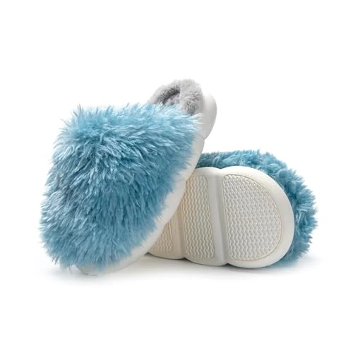 Offre limitée : JOMIX Chaussons Fourrure Femme Chaussons Femme Pantoufles Femme Hiver Chaussons Femme d'hiver Élégant Confortables pour Maison (Bleu, 36_37) de 21.80 € à 21.80 € (0.00% de remise)