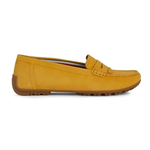Oferta limitada: Geox D Kosmopolis + Grip, Mocasin Mujer, Amarillo, 42 EU de 101.15 EUR a 101.15 EUR (ahorro 0%)