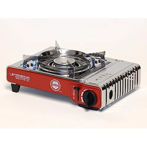Zeitlich begrenztes Angebot: ROTHENBERGER Industrial Campingkocher Deluxe | inkl. Tragekoffer | 1-flammig Gaskocher Camping Gas Kocher Kartusche | für Töpfe 12-34 cm | 1500004233 von 49.99 € auf 47.58 € (5% Rabatt)
