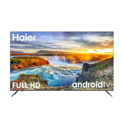 Haier Direct LED Full HD H32K702FG - 32", Smart TV, HDR, Dolby Audio, Android 11, Smart Remote Control, Google Assistant, Bluetooth 5.1, DBX TV, HDMI 2.1 x 3, sans Cadre, 2022