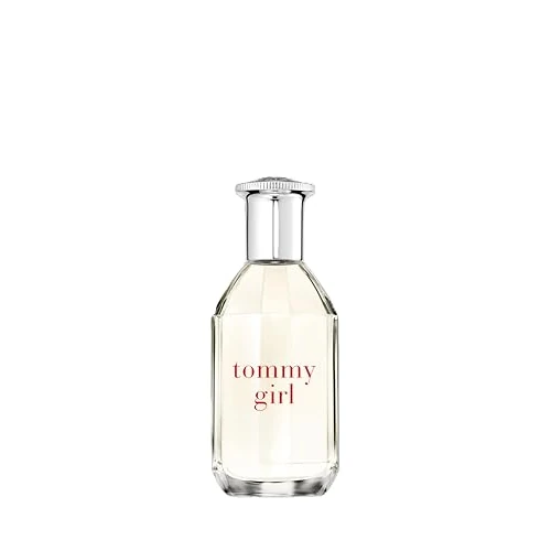 Tommy Hilfiger – Eau de Toilette Tommy Girl – 50 ml – Profumo Donna – Fragranza Floreale Fruttata – Fragranza Floreale Molto Fresca con Note Fruttate – Flacone di Vetro Trasparente