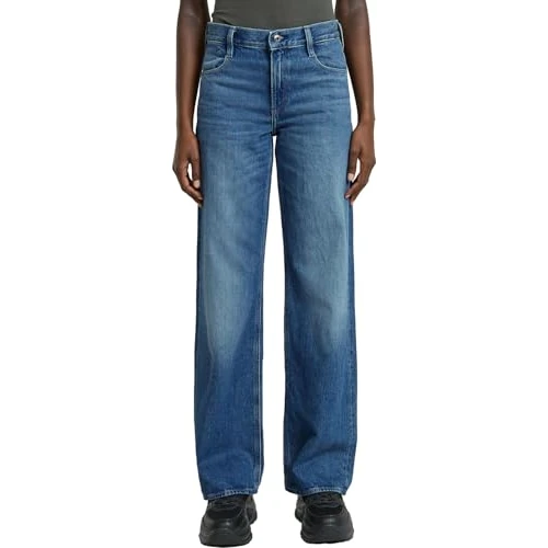 Offerta a tempo: G-STAR Judee Loose Low Waist Jeans, Jeans, Donna, Blu (Faded Harbor D22889-D436-D331), 32W / 30L - 53% da 119.95 € a 56.20 €