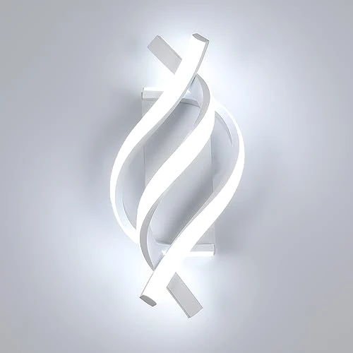 Offerta a tempo: DAXGD Applique LED Parete Interno, 22W 2500LM Lampada da Parete Moderna Creativo, Lampada a Muro 6500K Luce Bianca per Camera Letto Soggiorno Corridoio Sala Pranzo [Classe di efficienza energetica E] - 34% da 36.10 € a 23.89 €