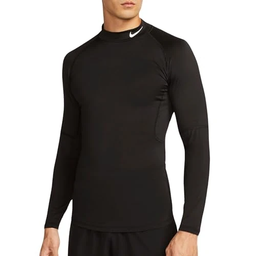 Offerta a tempo: Nike FB7908-010 M NP DF Tight LS Mock Canottiera Uomo Black/White Taglia S - 25% da 39.99 € a 29.99 €