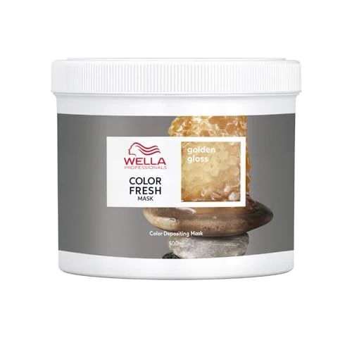 Offerta a tempo: Wella Professionals COLOR FRESH MASKS Golden Gloss Mask | Maschera Colorata Capelli, Tintura Semipermanente | Trattamento Rinfrescante Colore Temporaneo | Per Tutti i Tipi di Capelli, 500ml - 56% da 41.50 € a 18.35 €