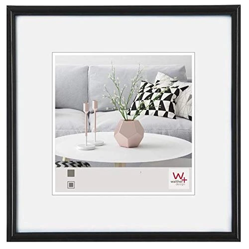 Limited offer: walther design KB440HD Galeria Picture Frame, Black, 40 x 40 cm, Pack of 2, Plastic Frame from 52.81 EUR to 52.81 EUR (save 0%)
