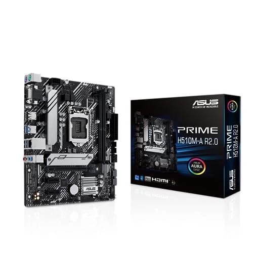 Limited offer: ASUS Prime H510M-A R2.0 Motherboard Socket Intel LGA1200 (Intel H470 Chipset, mATX, DDR4, USB 3.2 Gen 1, M.2, 1GB Ethernet, Aura Sync) from 66.55 EUR to 66.55 EUR (save 0%)