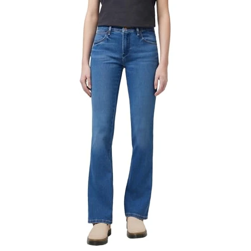 Wrangler Femme Bootcut Jeans, Camélia, 30W / 32L