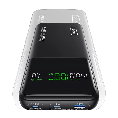 Offerta a tempo: INIU Power Bank, 25000mAh 140W Powerbank Ricarica Rapida,Display LED USB C Input & Output Caricatore Portatile PD3.0 QC4.0 Powerbank per iPhone 16 15 14 13 12 Pro Max Samsung S24 S23 iPad Steam Deck - 30% da 99.99 € a 69.99 €