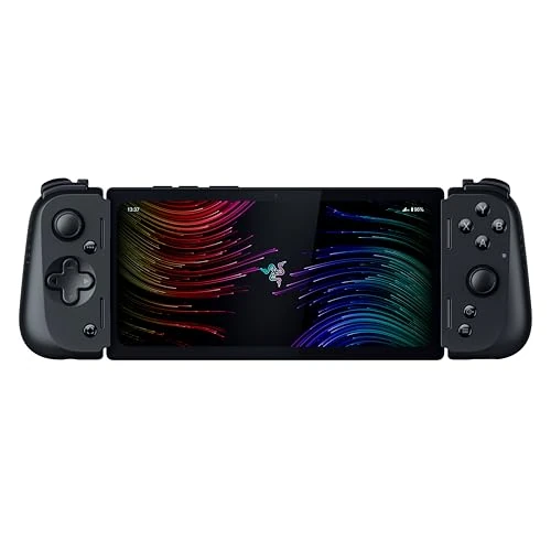 Razer Edge - Dispositivo Portátil para Juegos Android con Kishi V2 Pro (Qualcomm Snapdragon G3X Gen 1, Pantalla Aáctil AMOLED FHD+ de 6,8" y 144 Hz, Tecnología Háptica HyperSense) Negro