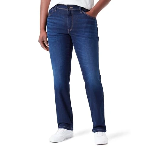 Wrangler Men's Larston Jeans, Night Shade, 38W / 32L