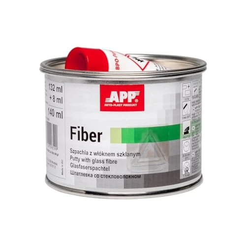 Offre limitée : APP Fiber - Mastic carrosserie voiture avec fibre de verre 140 ml de 8.99 € à 8.99 € (0.00% de remise)