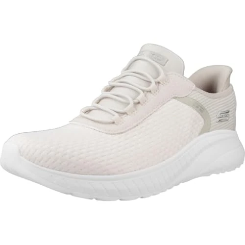 Limited-time offer: Skechers Women's Squad Chaos Trainer, Off-White, 6 UK | Casual, Slip-ins, Memory Foam, Machine Washable, Vegan from 69.00 £ to 50.49 £ (save 27%)