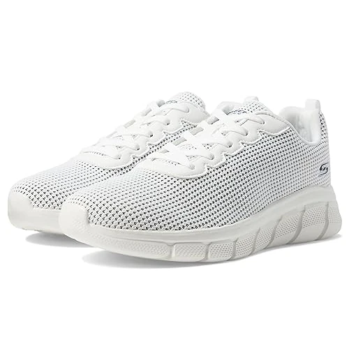 Zeitlich begrenztes Angebot: Skechers Bobs B Flex-Visionary Essence Damen-Sneaker, Weiß/Weiß, 38 EU von 59.95 € auf 39.36 € (34% Rabatt)