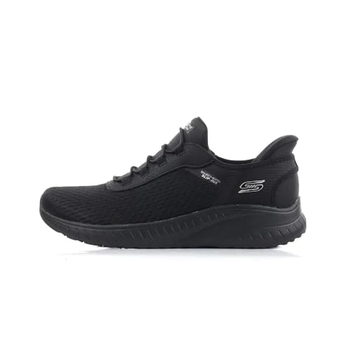 Oferta ograniczona: Skechers Hands Free damskie kolorowe buty sportowe wsuwane Bobs Squad Chaos-in, Czarny/czarny, 37.5 EU z 200.02 PLN na 200.02 PLN (zniżka 0%)