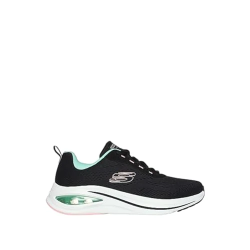 Offerta a tempo: Skechers Skech-Air Meta Aired out, Scarpe Sportive Donna, Black Mesh Aqua Lavender Trim, 35 EU - 31% da 84.95 € a 58.76 €
