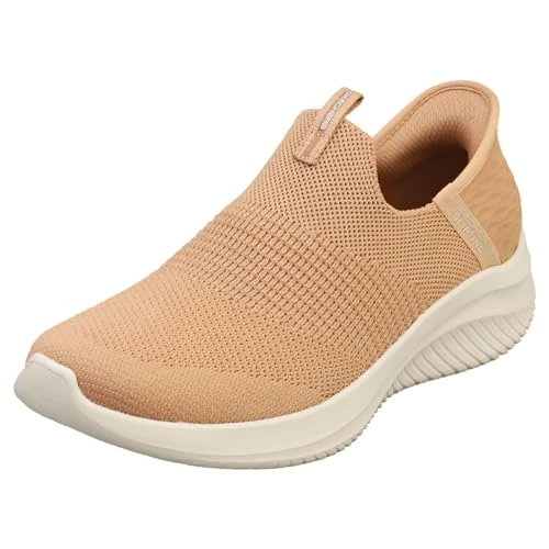 Limited-time offer: Skechers Women's Ultra Flex 3.0 Cozy Streak Ultra Flex 3.0 Cozy Streak, Tan Knit Trim, 6 UK from 52.76 £ to 52.76 £ (save 0.00%)