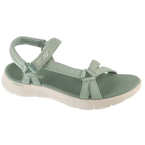 Tijdelijke aanbieding: Skechers Dames GO Walk Flex Sandaal Sublime, Salie Textiel, 35 EU van 59.95 € naar 59.00 € (1.58% korting)