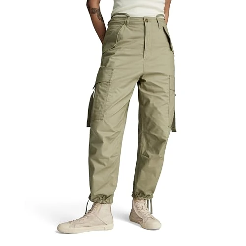 Zeitlich begrenztes Angebot: G-Star RAW Damen Cargo Cropped Drawcord Hose, Grün (ensis Green D24389-D387-6057), 23 von 119.95 € auf 69.51 € (42% Rabatt)