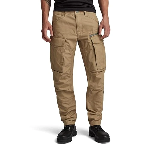 Offerta a tempo: G-STAR Rovic Zip 3D Regular Tapered Pants, Pantaloni, Uomo, Marrone (Dk Fawn D02190-D213-7172), 26W / 32L - 0.00% da 54.97 € a 54.97 €