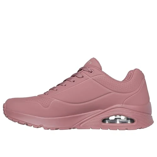 Skechers Uno Stand On Air, Scarpe da ginnastica Uomo, Ash Rose Durabuck Mesh, 39 EU