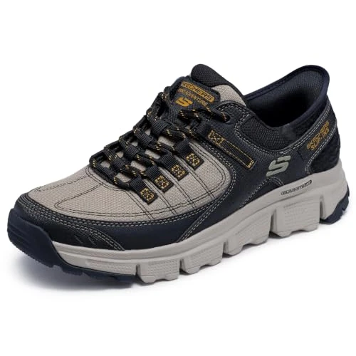 Offerta a tempo: Skechers Uomo Summits At 237622 Slip-In ALLENATRICE, Taupe Synthetic/Mesh/Black Trim, 46 EU - 40% da 84.95 € a 51.16 €