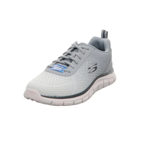 Skechers Men's Track Ripkent Trainers, Light Grey Mesh/Synthetic, 7 UK