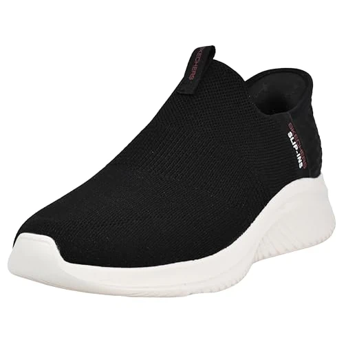 Offre limitée : Skechers, Bordure Rouge en Tricot Noir, 44 EU de 99.95 € à 69.99 € (30% de remise)