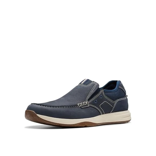 Offerta a tempo: Clarks Sailview Step Mens Navy Nubuck, 6.5 - 31% da 89.95 € a 62.10 €