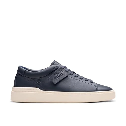 Clarks Mens Craft Swift Sneaker, Navy Leather, 6.5 UK