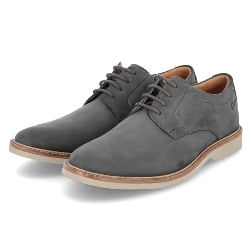 Offerta a tempo: Clarks Atticus LTLace Mens Dark Grey Nubuck, 11 - 0.00% da 80.02 € a 80.02 €