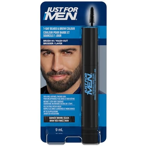 Oferta limitowana: Just for Men Natychmiastowy retusz siwych włosów, tymczasowy kolor dla bardziej pojemnego i dobrze zdefiniowanego wyglądu, do 30 zastosowań, czarny z 55.42 zł na 55.42 zł (oszczędź 0.00%)