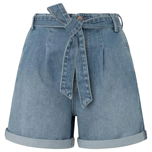 Tijdelijke aanbieding: Pepe Jeans Dames A-lijn korte Uhw Vintage Shorts, Blauw (Denim), 28W, Blauw (Denim), 28W van 76.17 € naar 76.17 € (0.00% korting)