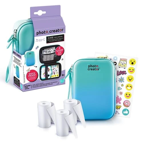 Limited-time offer: Photo Creator Instant Camera Case, 3 Extra Refill Paper Rolls, Extra Stickers, Shockproof, Protects from Splashes, Store and Protect! from 11.99 £ to 11.99 £ (save 0.00%)