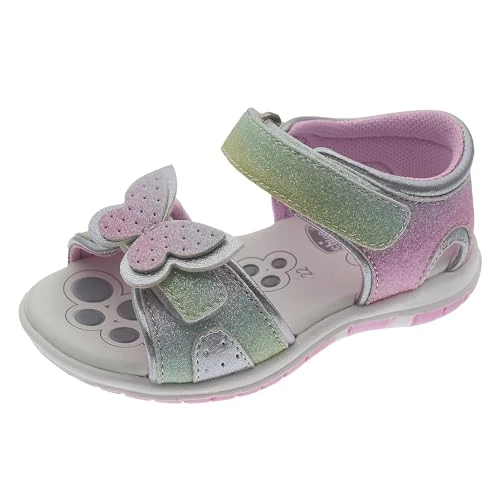Offerta a tempo: Chicco Bambine e ragazze Sandali con Comoda Chiusura a Strappo 261 Fucsia e verde 22 - 19% da 34.99 € a 28.20 €