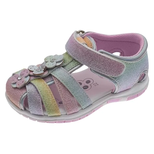 Offerta a tempo: Chicco Bambine e ragazze Sandali Ragnetto con Comoda Chiusura a Strappo 261_1 Multicolor 27 - 25% da 34.99 € a 26.20 €