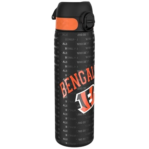 Limited-time offer: Ion8 NFL Cincinnati Bengals Lightweight Steel Water Bottle, 600 ml/20 oz, Non-Insulated, Leak Proof, Easy to Open, Secure Lock, Dishwasher Safe, Flip Cover, Fits Cup Holders, Metal Water Bottle from $36.93 to $36.93 (save 0.00%)
