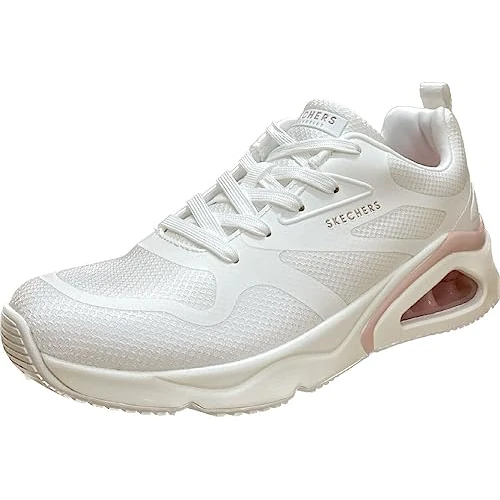 Skechers Men's Tres-Air Uno Revolution-Airy Sneaker, White Hot Melt/Mesh, 10 UK