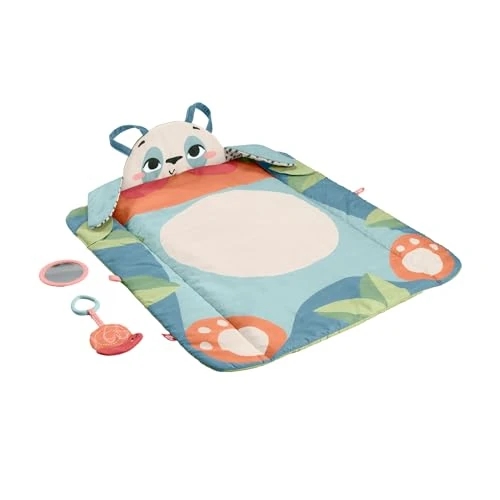 Limited-time offer: Fisher-Price Baby Activity Play Mat Planet Friends Roly-Poly Panda with 2 Toys for Newborn Tummy Time Play, Made of 90% Recycled Plastic and FSC Certified Packaging, HKD65 from 20.29 £ to 20.29 £ (save 0.00%)