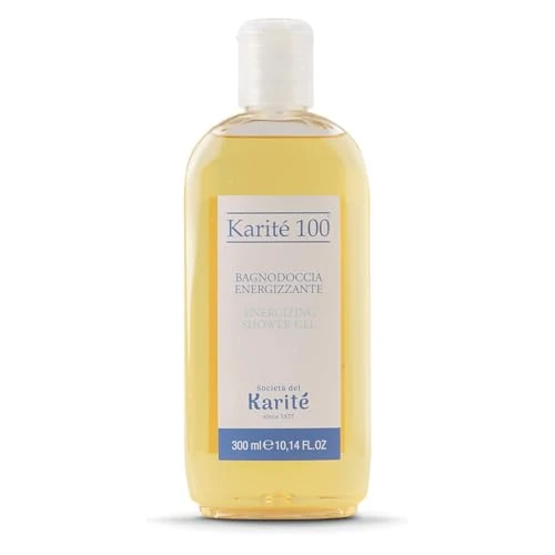 Karite Bioelite Energetyzujący żel do mycia pod prysznic 300 ml – naturalny i organiczny z masłem shea, odżywczy i nawilżający dla suchej i wrażliwej skóry, zapach cytrusowy, codzienne stosowanie