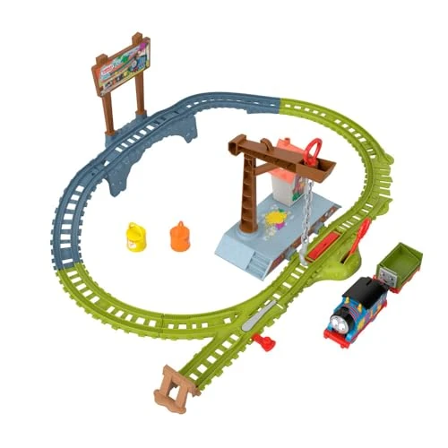 Limited-time offer: Thomas & Friends Motorized Toy Train Set, Paint Delivery with Troublesome Truck & Track for Pretend Play Kids Age 3+ Years, Centre from 17.99 £ to 15.29 £ (save 15%)
