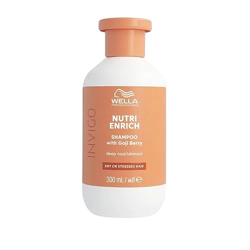 Offre limitée : Wella Professionals Invigo Nutri Enrich Shampoing Nourrissant et Hydratant pour Cheveux Secs et Abîmés - Avec Acide Oléique et Baies de Goji (300ml) de 11.10 € à 10.54 € (5% de remise)