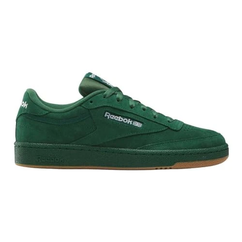 Offerta a tempo: Reebok Club C 85, Scarpe da Ginnastica Unisex - Adulto, DRKGRN/FTWWHT/RBKLE3, 34 EU - 50% da 100.00 € a 50.00 €